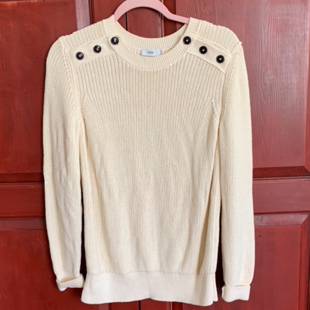 Closed Cream Organic Cotton Sweater